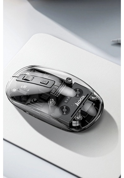 Hoco. Gm29 2.4g Mysterious Business Çift Modlu Sessiz Kablosuz Mouse - Mor Diğer