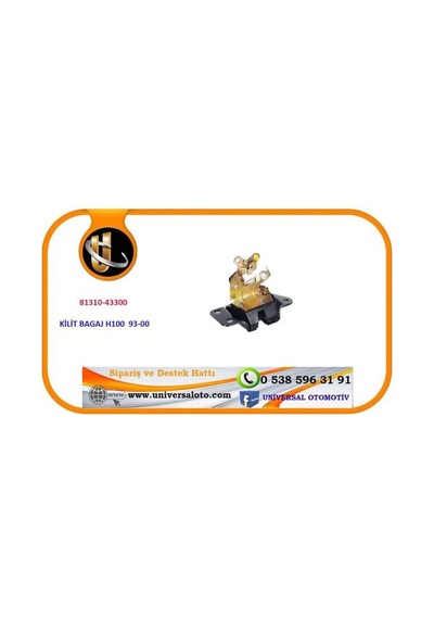 Bagaj Kilidi H100/l300 1993-2000/starex 1997-2008