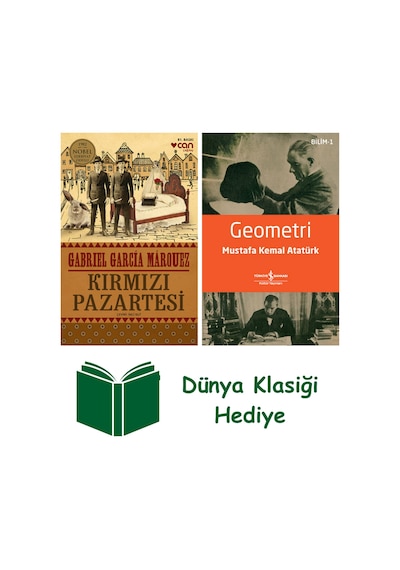 Kırmızı Pazartesi + Geometri + Dünya Klasiği Hediye