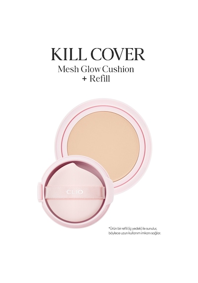 Clio Kill Cover Mesh Glow Cushion + Refill SPF50+ 3 Linen