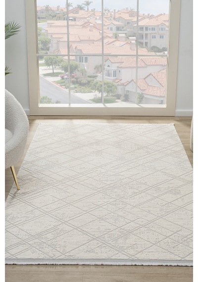 Santana Krem Salon Oturma Odası Çocuk Odası Yatak Odası Halısı Sn425