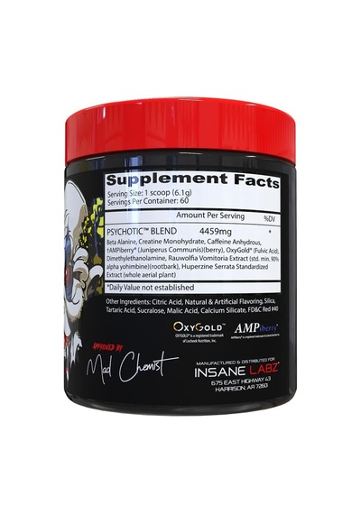 Insane Labz Psychotic Preworkout Watermelon 60 Servis Aromalı