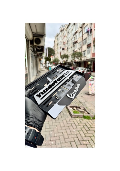 Vespa Uyumlu Motor Plakalık - 857306709