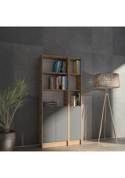 Kuta Flat85 Kitaplık 3 Kapaklı Kütüphane (487092792)