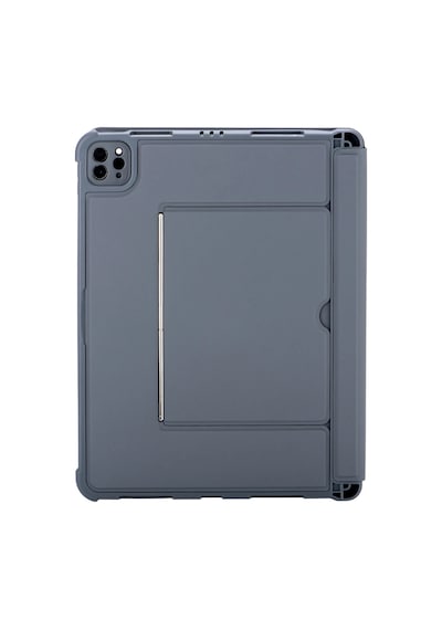 T5510d Apple İpad Uyumlu Pro 13 2024 Kılıf Palermo Ledli Klavyeli Standlı Tablet Kılıfı - Siyah Klasik