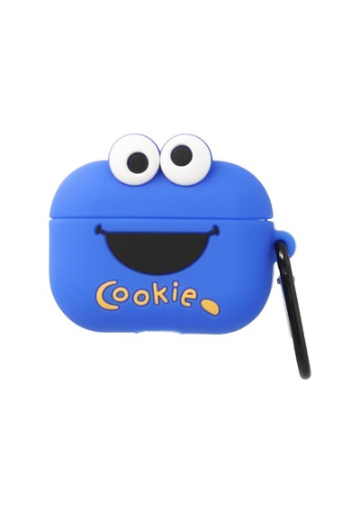 E2M Apple Uyumlu AirPods PRO KILIF CUTE COOKIE MAVİ