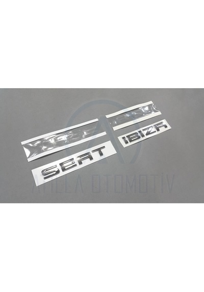 Seat Ibiza 6k 6l 1998-2010 Bagaj Yazısı Takım Krom Uyumlu
