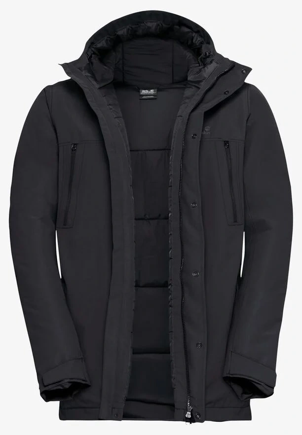 Jack Wolfskin Glacıer Shıeld Jacket Mont Siyah Siyah
