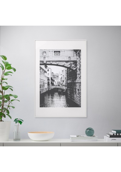 Ikea Lomviken Beyaz Çerçeve 61x91 Cm Beyaz