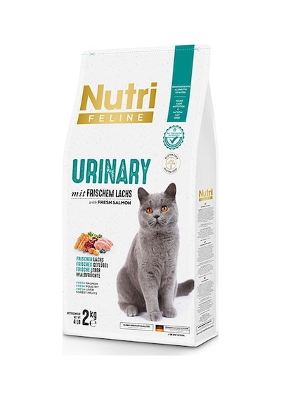Nutri Feline Urinary Glutensiz Somonlu Düşük Tahıllı Yetişkin Kedi Maması 2 KG