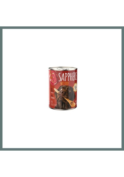 Sapphere Kırmızı Etli Yetişkin Köpek Konservesi 400 Gr Ventra