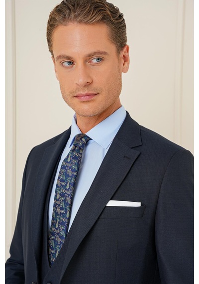 Efor Slim Fit Lacivert Klasik Takım Elbise Tk 896 Lacivert