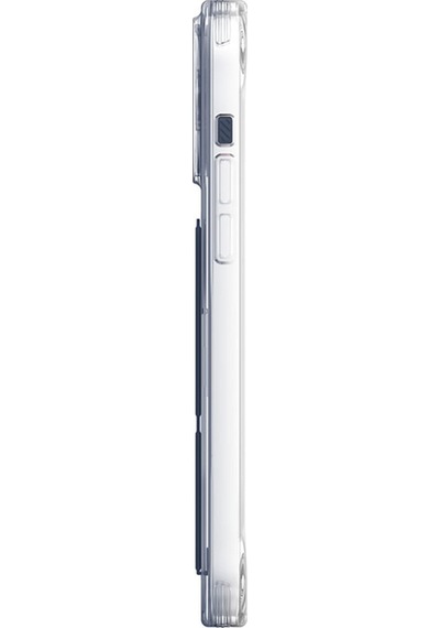 Apple Uyumlu iPhone 15 Pro Max Kılıf Skinarma Renk Geçişli Airbag Tasarımlı Standlı Cosmo Kapak Mavi