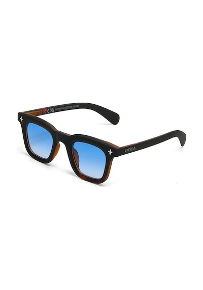 Okkia Firenze Unisex Güneş Gözlüğüsiyah Havana / Lens : Mavi Kahverengi