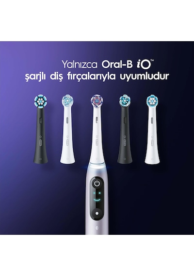 Oral-B iO Radiant White Beyaz Diş Fırçası Yedek Başlığı 4 Adet