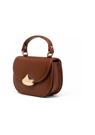 Glemix Baisse Taba Damla Tokalı Kadın El Kol Ve Omuz Çantası Taba