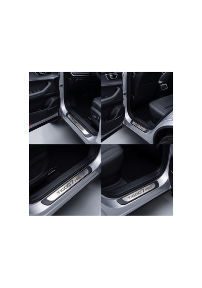 Chery Tiggo 7 Pro 2023-2026 Abs Çerçeveli Krom Kapı Eşiği