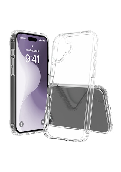 Apple Uyumlu iPhone Buff 16 Plus Air Hybrid Şeffaf Kılıf Crystal Clear