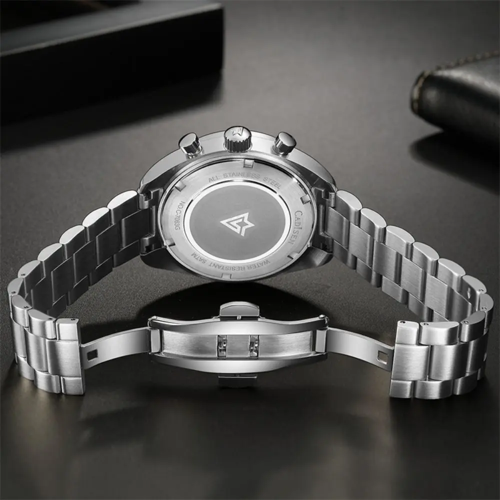 Cadisen C7063 40mm Safir Erkek Kol Saati Mavi