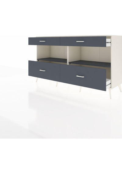 Hyperion Konsol 2 Raflı 4 Çekmeceli 176x44x99 Aytaşı-antrasit Aytaşı-antrasit Hyperion Konsol 2 Raflı 4 Çekmeceli 176x44x99 Aytaşı-antrasit Aytaşı-antrasit