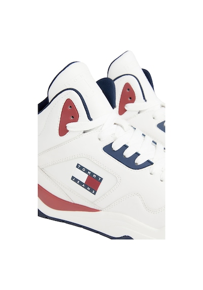 Tommy Hilfiger Tjm Basket Mıd Top Beyaz Erkek Sneaker Beyaz