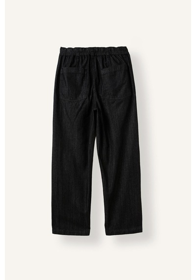 Defacto Baggy Fit Normal Bel Geniş Paça Jean Pantolon I6061ax26aunm40 Siyah-nm40