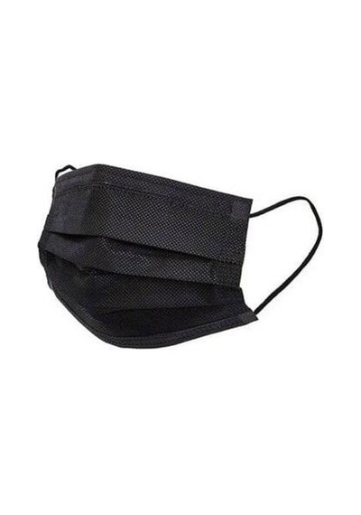 Easyflow 3 Katlı 50 Li Maske Siyah