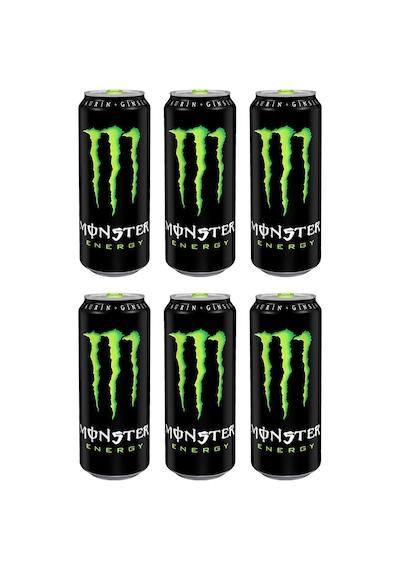 Monster Energy Enerji İçeceği 500 Ml Klasik X 6 Adet