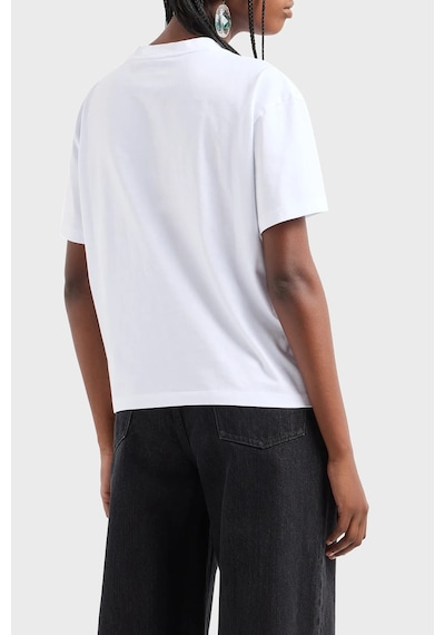Emporio Armani Bayan T Shirt 6d2t7h 2j4ez 0100 Beyaz Beyaz