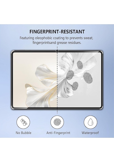 Honor Pad 9 12.1 Inç Tablet Uyumlu Nano Kırılmaz Ekran Koruyucu Şeffaf Cam Koruyucu Tam Uyumlu