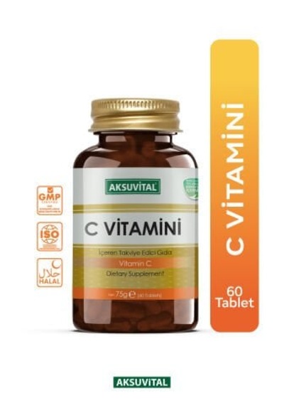 Aksuvital C Vitamini 60 Tablet Takviye Edici Gıda