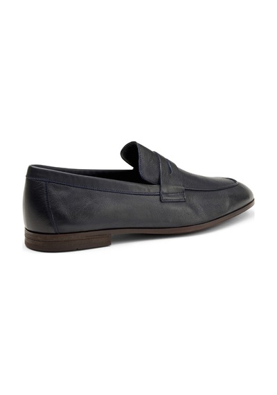 Erkek Oxford Ayakkabı 34P5 Frau MousseLeather Blu Mavi