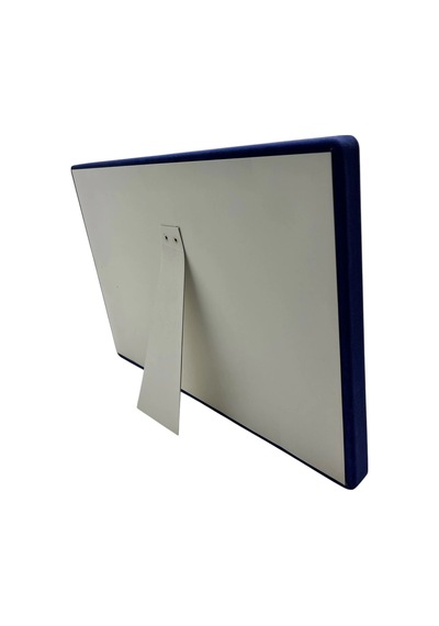 Yerli Üretim Bükreş Model Dikine Süet Kumaş Siyah 34-24 Cm Ayaklı Üçlü Set Tabla Stand