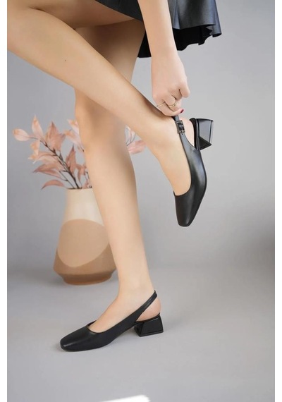 Papuçcity Gzzh 02820 3 Cm Topuklu Kadın Stiletto Ayakkabı 001