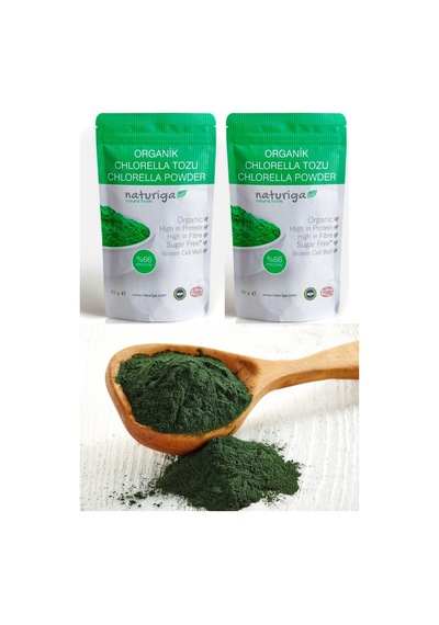 Organik Klorella Tozu Chlorella 2'li Fırsat Paketi