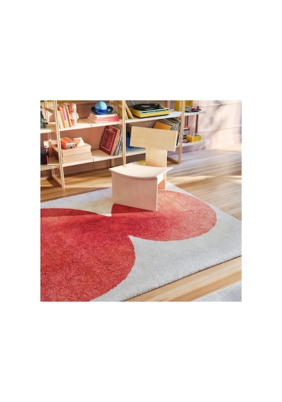 Ikea Ps 2026 Halı 170 X 240 Cm Kırmızı - Beyaz
