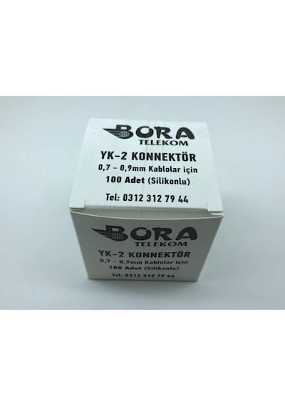 Ek Boncuğu Yak 2 Konnektör (1 Kt 100Lü) ( Ürün Adınıza Faturalı )
