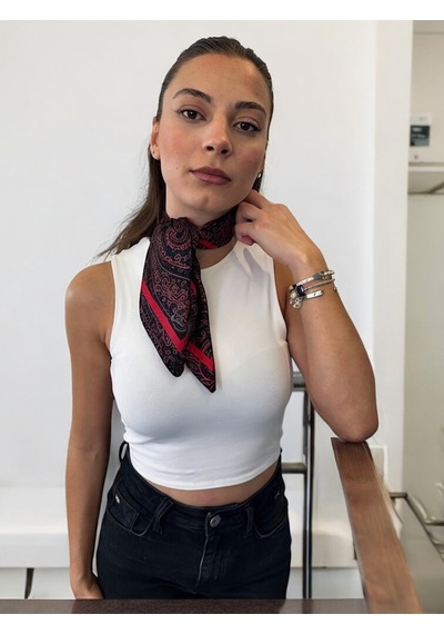 Etnik Şal Desen Bandana/fular Çok Renkli