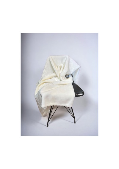 Zp-lutur- Tüy Dökmez Ithal Beyaz Peluş Kumaş 100x150 Cm Ev Tekstil Beyaz Beyaz