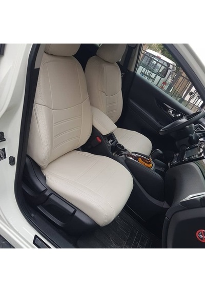 Nissan Qashqai Araca Özel Deri Oto Koltuk Kılıfı (482929070)