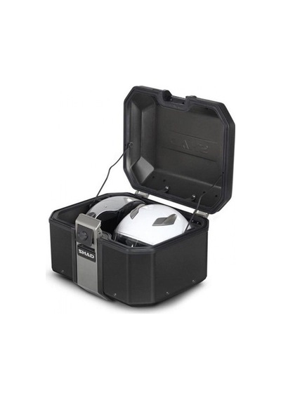 Shad Motosiklet Çanta - Topcase - Shad Tr48 Terra Black Edition Alüminyum Arka Çanta 48lt Standart