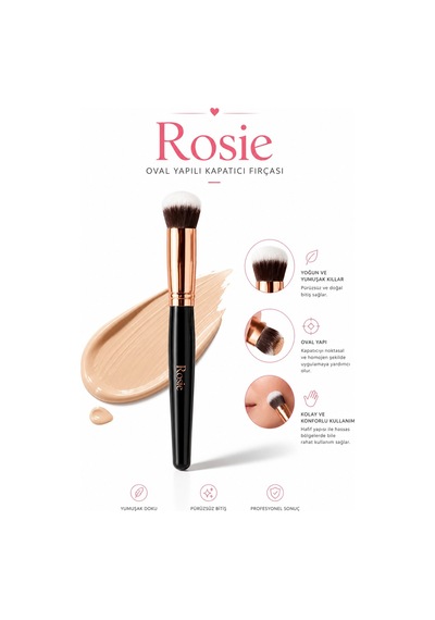 Rosie Oval Yapılı Kapatıcı Fırçası