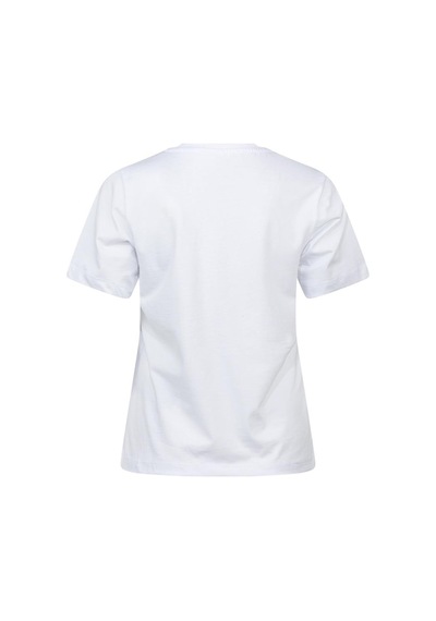 2as Alıce Kadın Yuvarlak Yaka T-shirt Beyaz