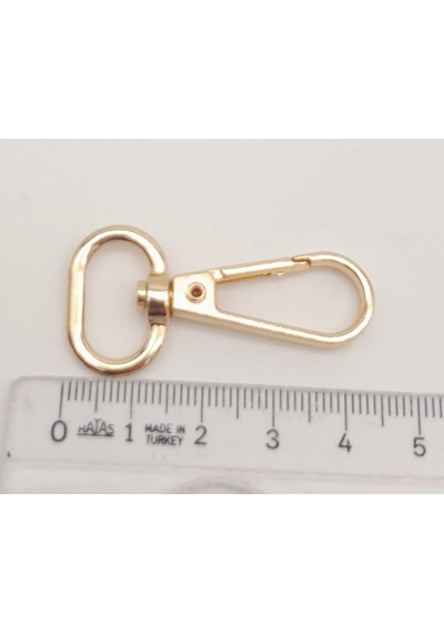 Angel Çanta Aksesuar 1.5 Cm Light Gold Renk Kanca 1 Adet