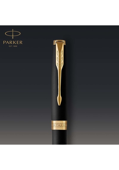 Parker Sonnet Lake Mat Siyah Gt Tükenmez Kalem Siyah