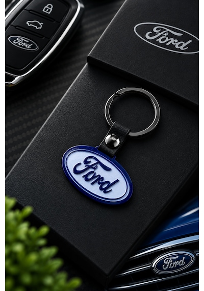 Anahtarlık Ford Logolu Metal Halka Şık Detaylı Oto Anahtarlık Sportif Tasarım
