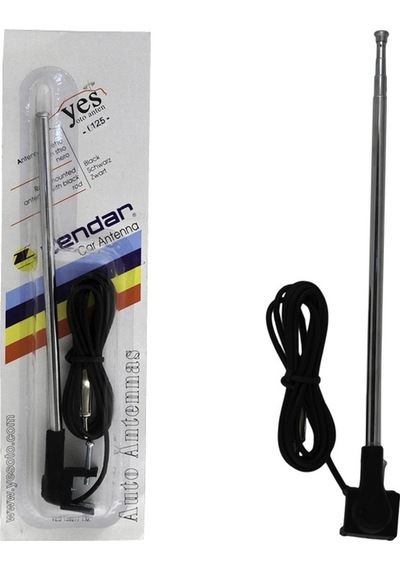 Oluk Teleskopik Çıkmalı YES-125 Oto Anten