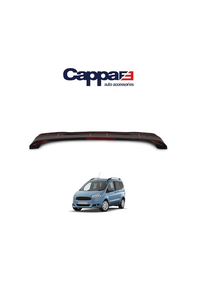Cappafe Ford Courier Arka Tampon Eşiği Koruma Parlak Abs 2014- N11.7757