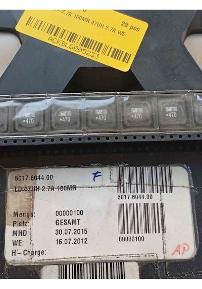 Ld47uh-2.7a 100mr 47uh 2.7a We Bobin 20 Adet