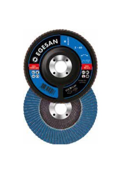 Egesan Paslanmaz Flap Disk Quality 115Mm Zr 40 Kum